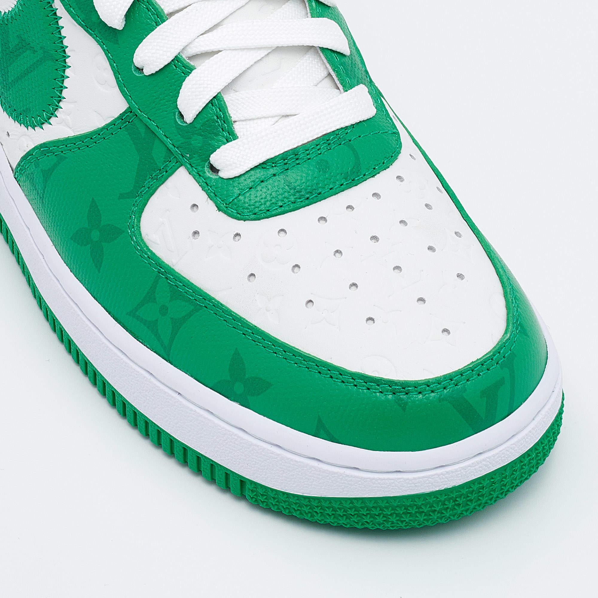 Louis Vuitton X Nike By Virgil Abloh Leather Low Top Sneakers Size 39 1