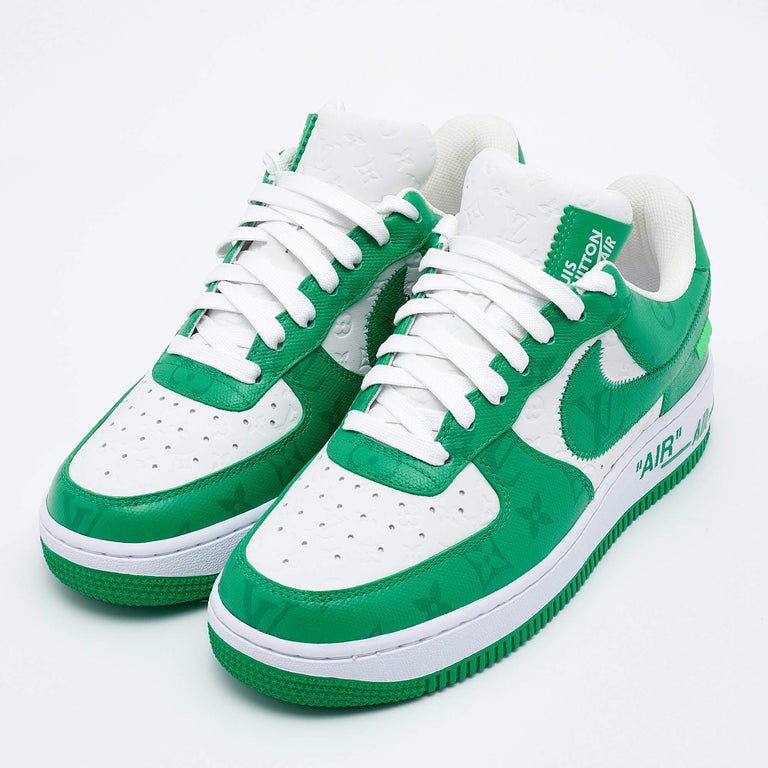 Green Off-White x Louis Vuitton x Nike Air Force 1 Low