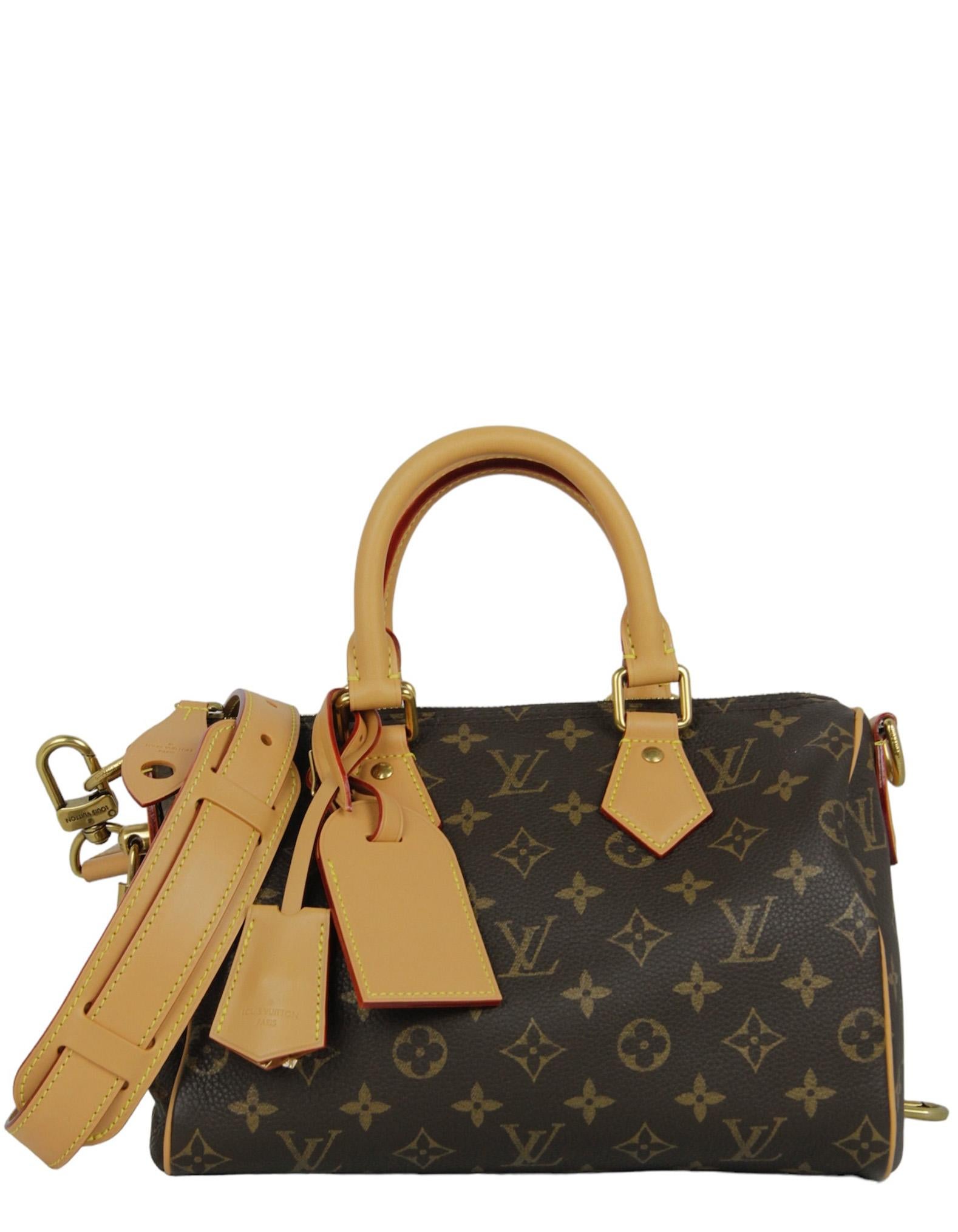 Louis Vuitton x Pharrell Brown Soft Calfskin Monogram Speedy P9 Bandouliere 25 In Excellent Condition In New York, NY