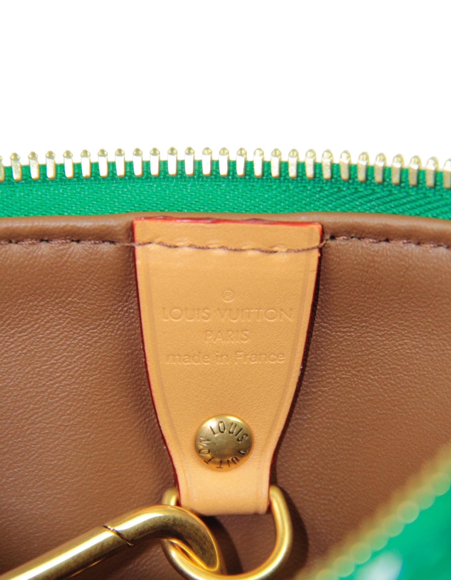 Louis Vuitton x Pharrell Green Soft Calfskin Monogram Speedy P9 Bandouliere 25 6