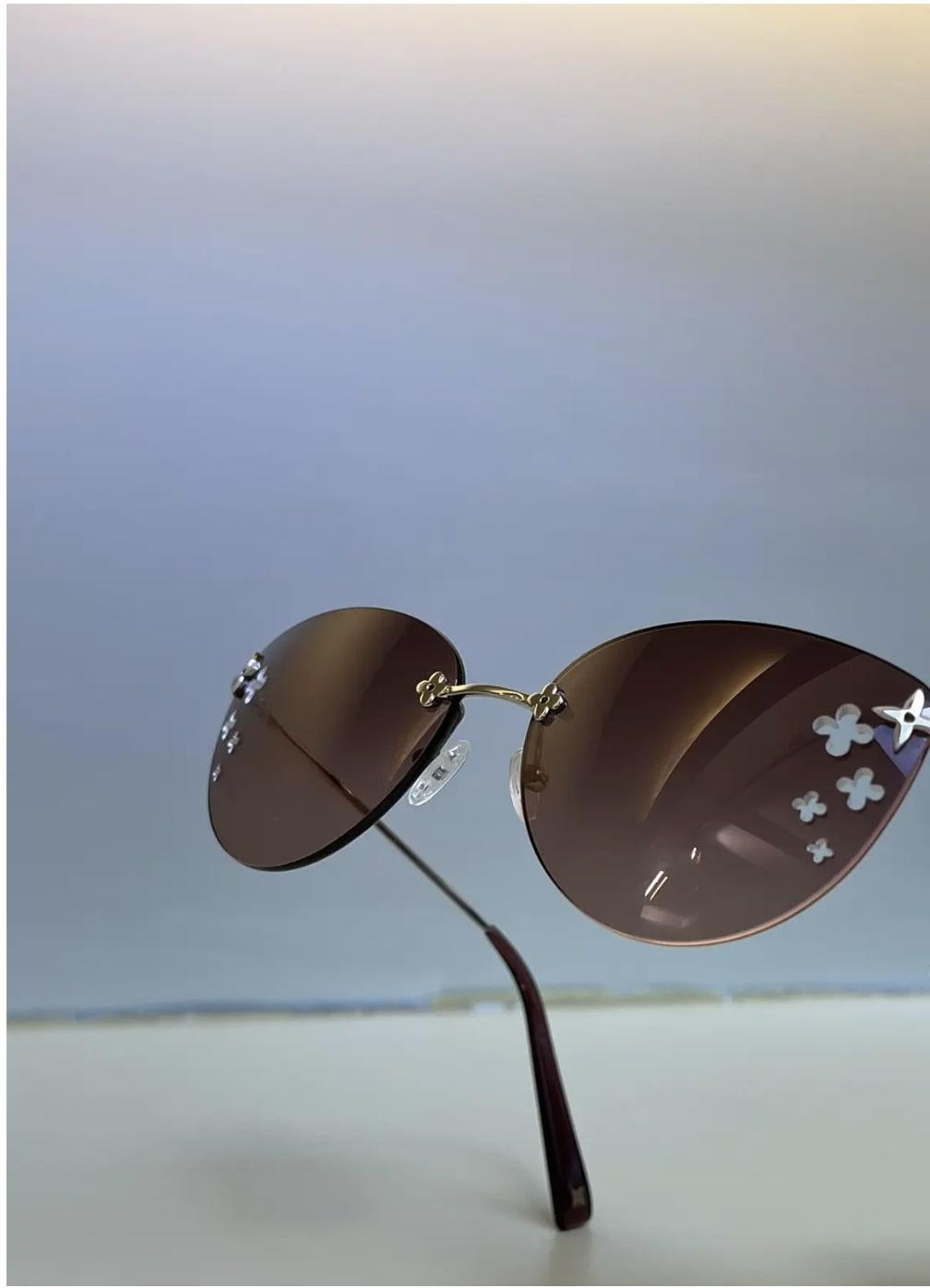 Louis Vuitton x Pharrell SS2005 Desmayo Monogram Sunglasses For Sale 5