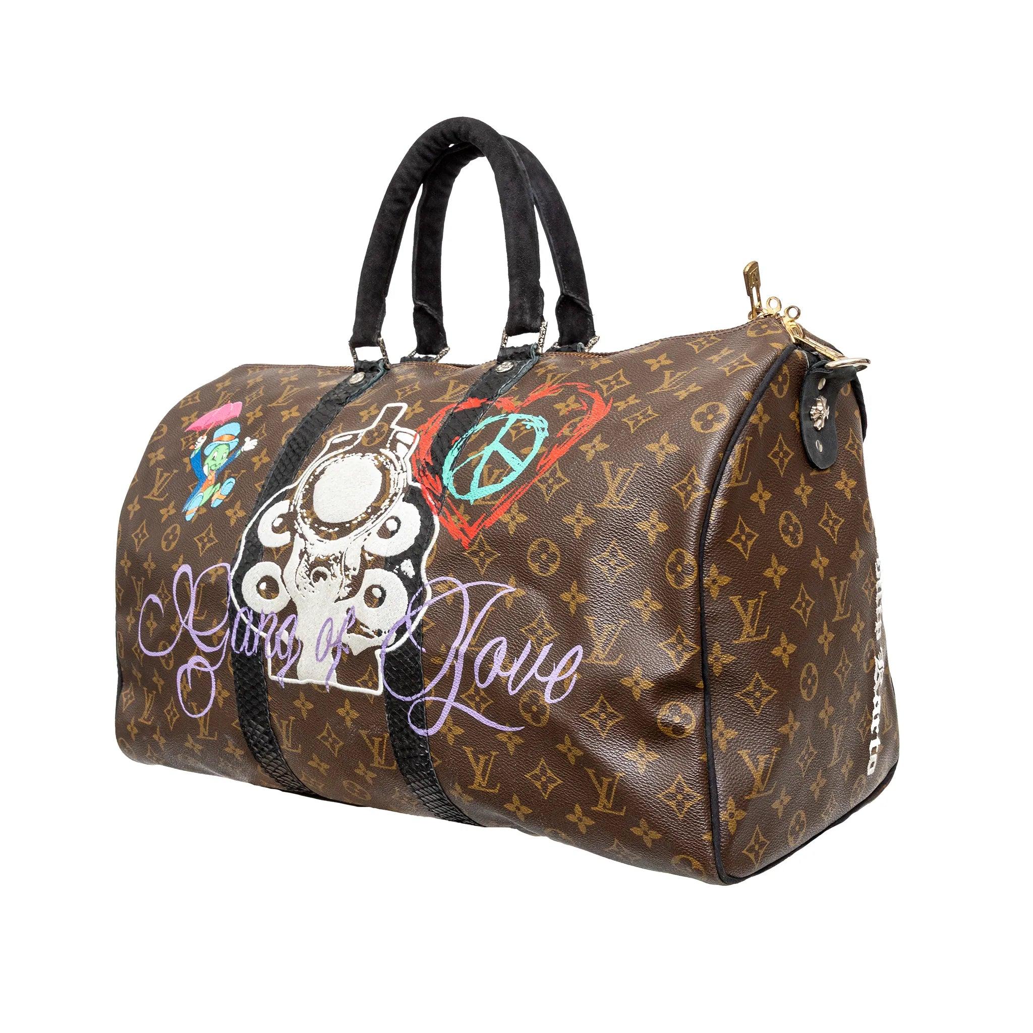 Louis Vuitton X Philip Karto 'Gang of Love' Speedy 45 - Anni '20 In condizioni buone in vendita a Milano, IT