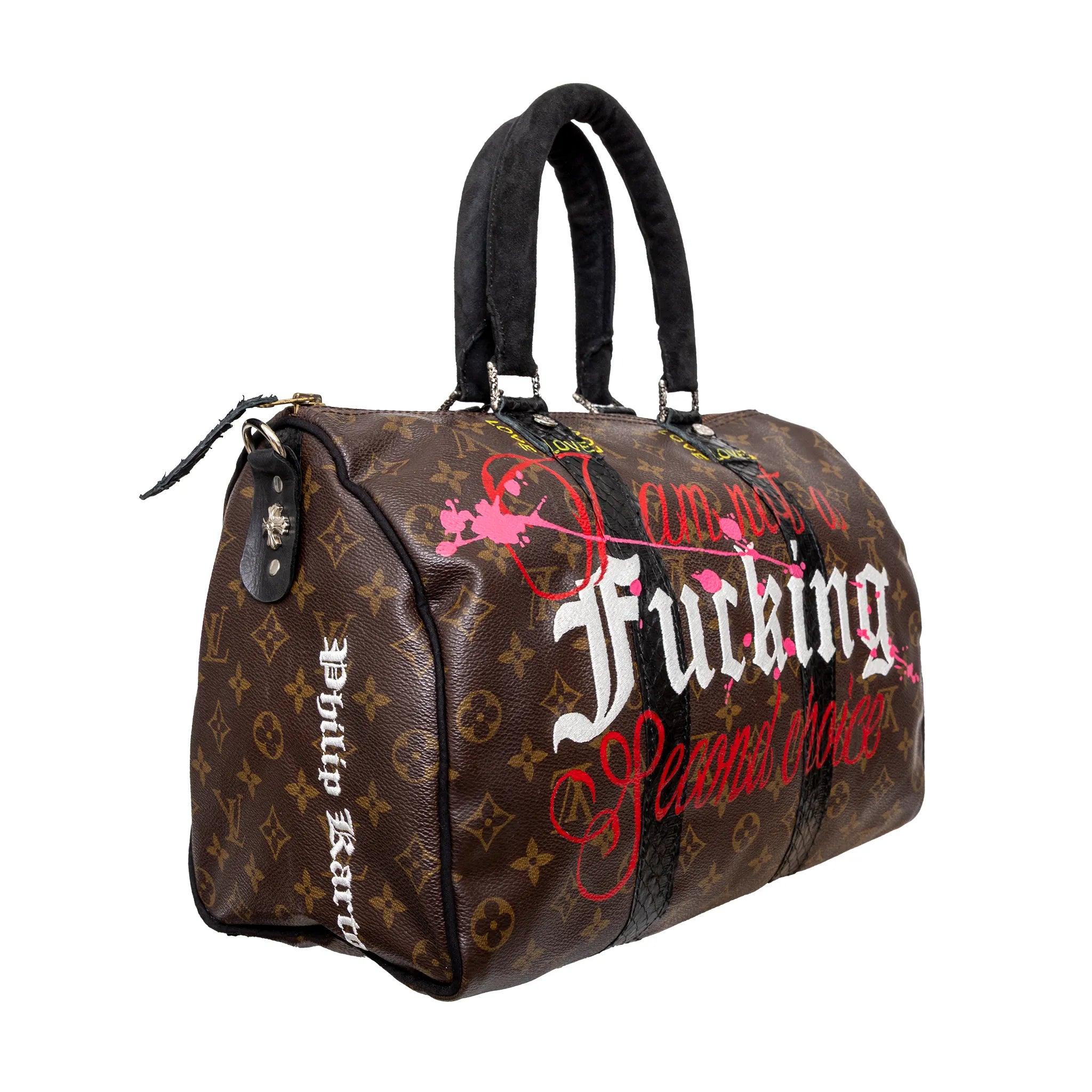 Louis Vuitton X Philip Karto 'Master of Game' Speedy 35 - '20s In Good Condition For Sale In Milano, IT