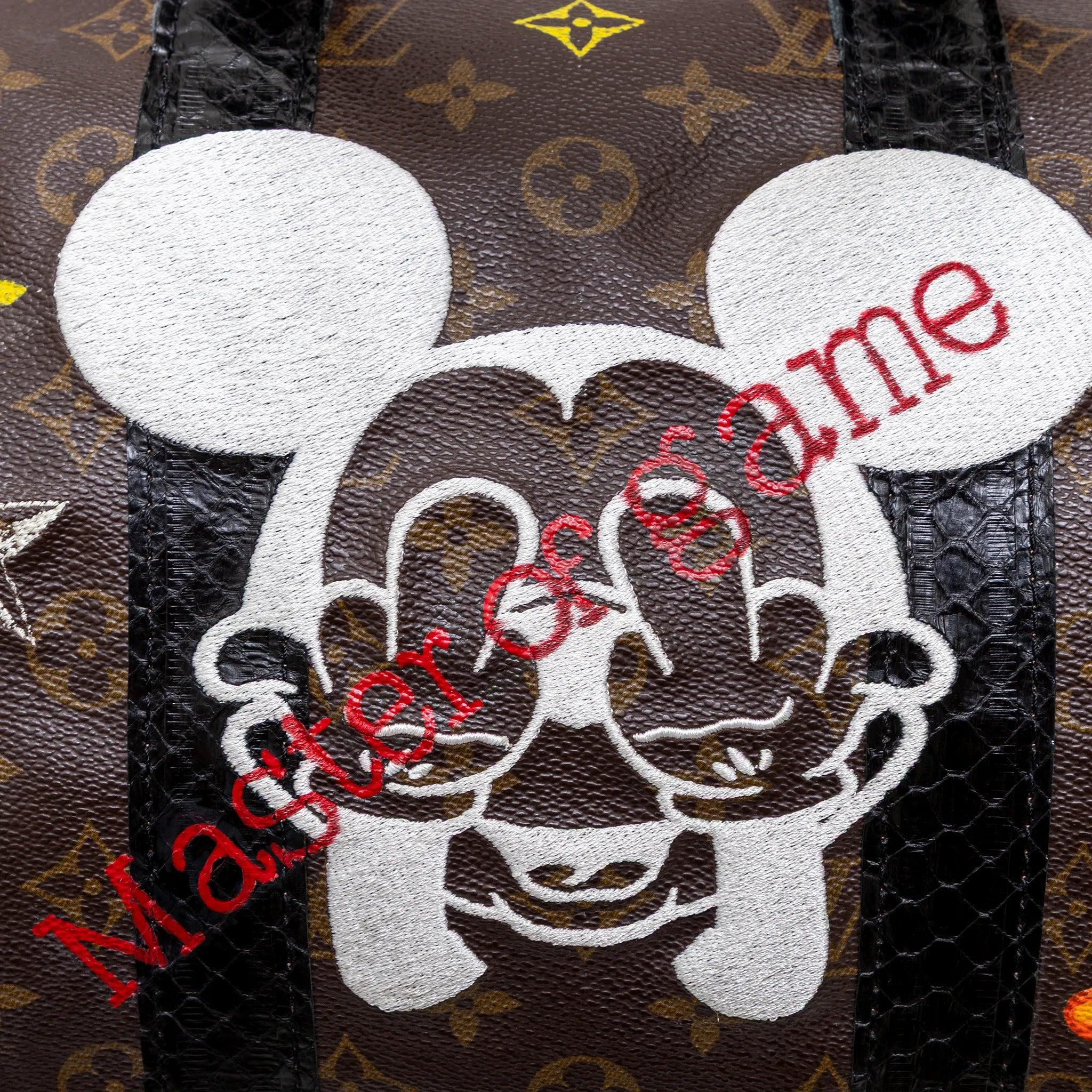 Louis Vuitton X Philip Karto 'Master of Game' Speedy 35 - '20s For Sale 3