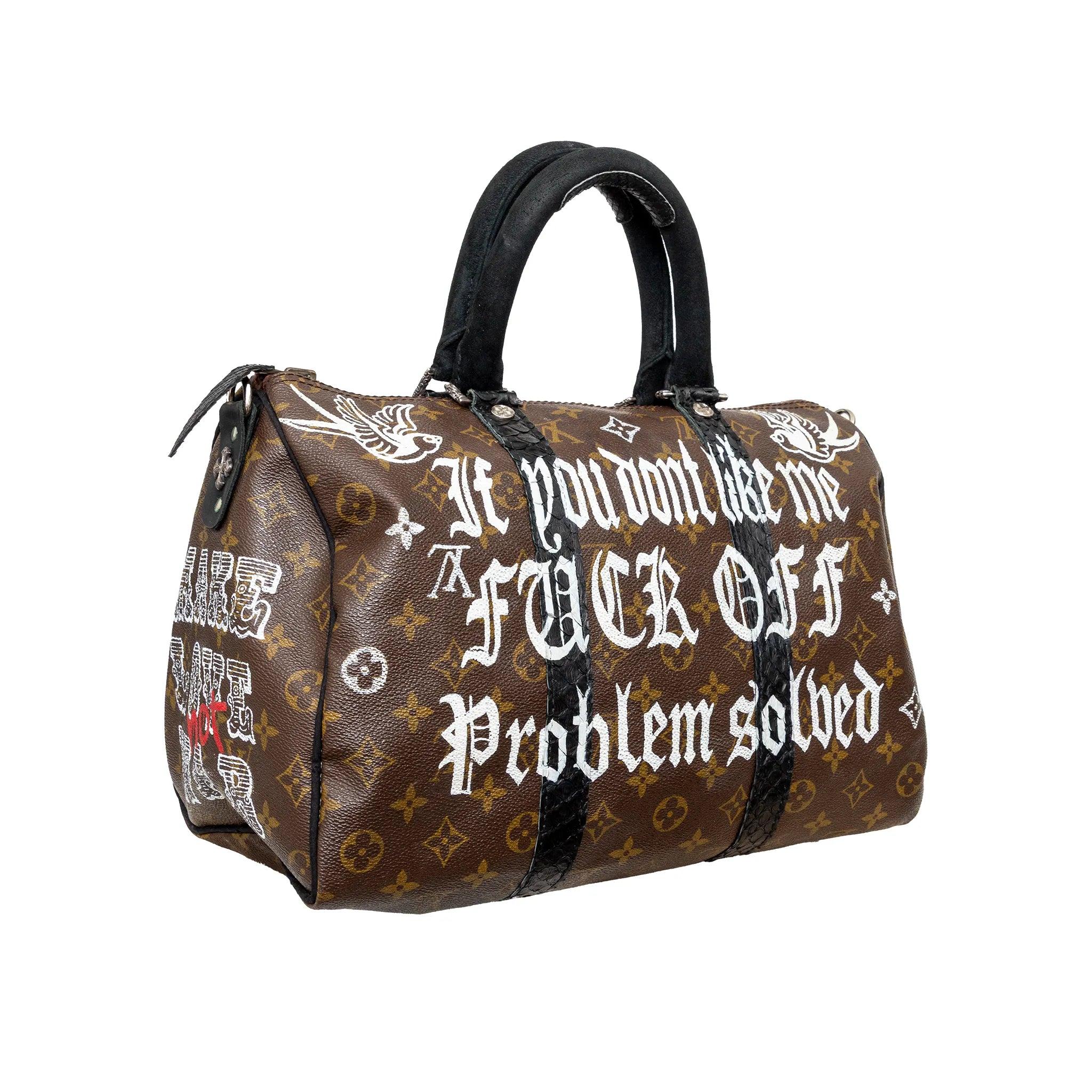 Louis Vuitton X Philips 'Mickey Fck' Speedy 35 - '20s Unisexe en vente