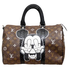 Louis Vuitton X Philip Karto 'Mickey Fck' Speedy 35 - '20s