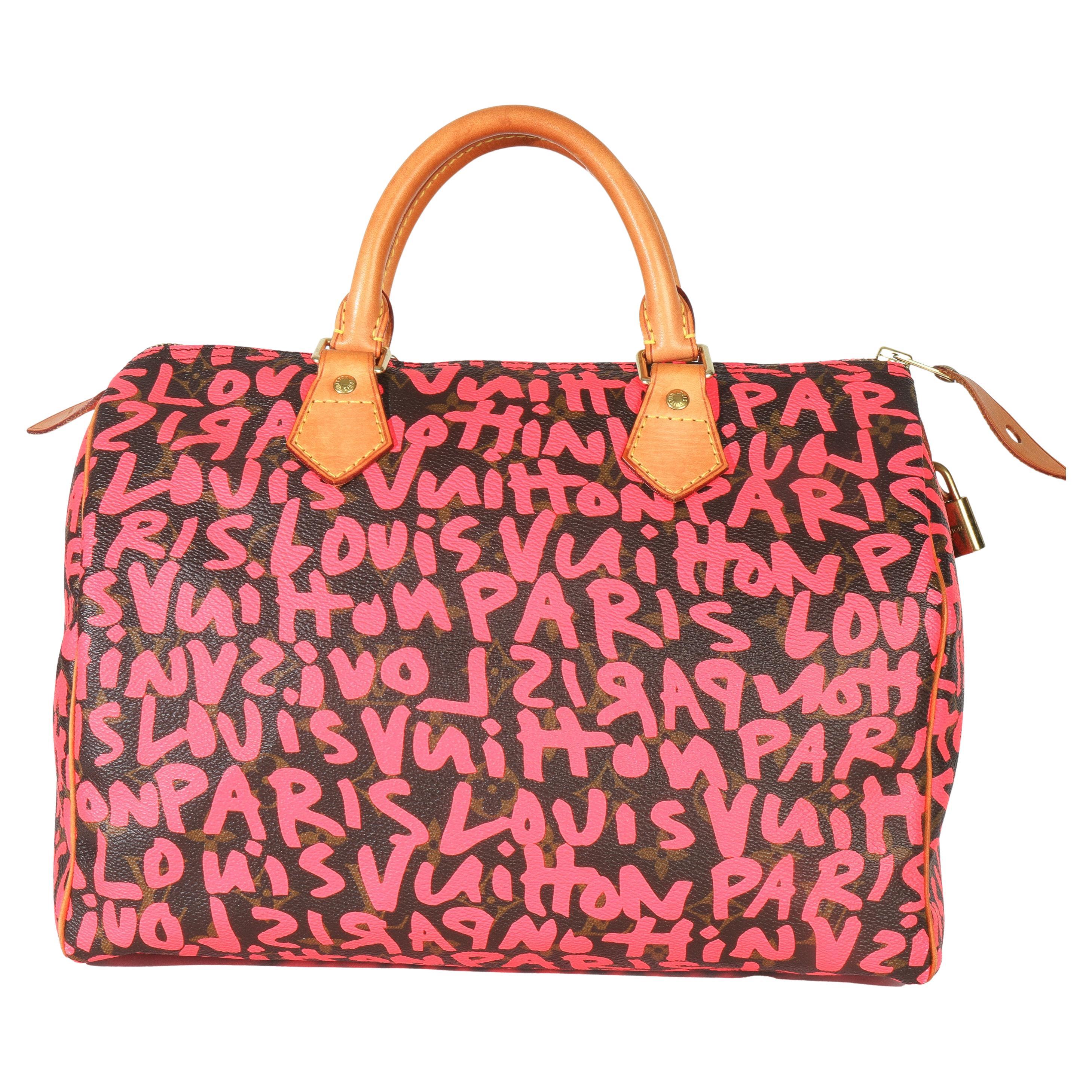 Louis Vuitton x Stephen Sprouse Fuchsia Monogram Canvas Graffiti Speedy 30