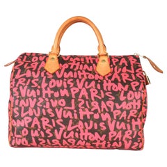 Louis Vuitton x Stephen Sprouse Fuchsia Monogram Canvas Graffiti Speedy 30