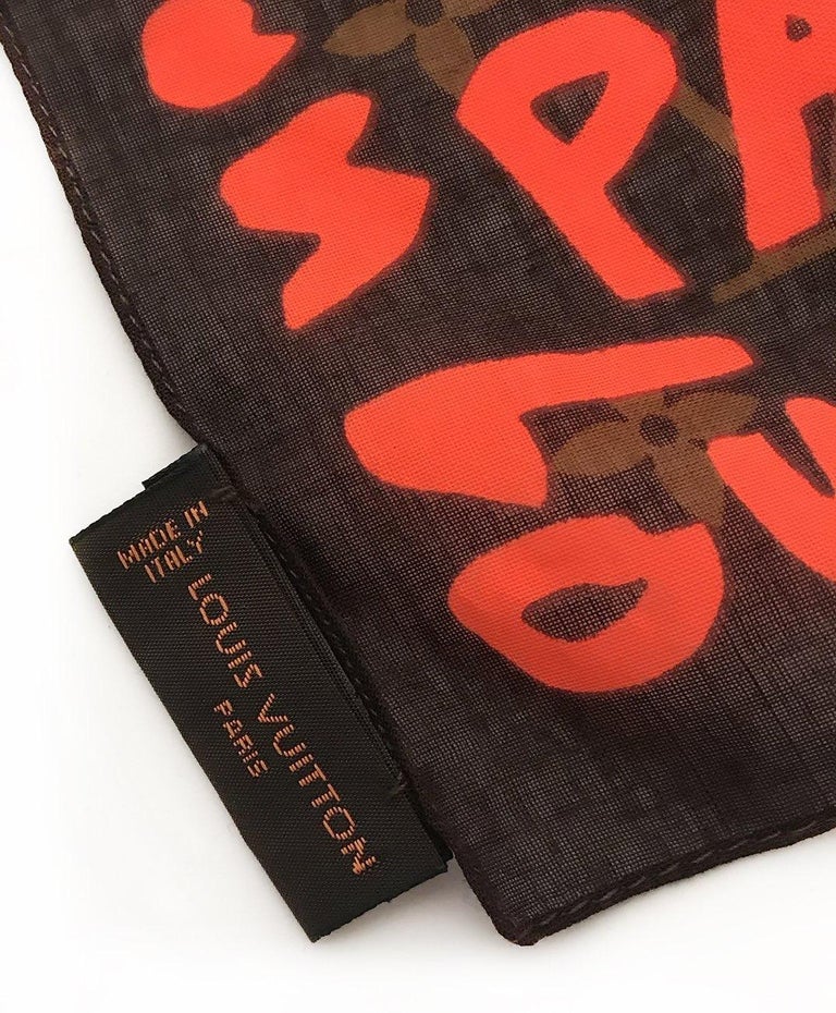 Louis Vuitton Set of Three; Stephen Sprouse Graffiti Scarves and a