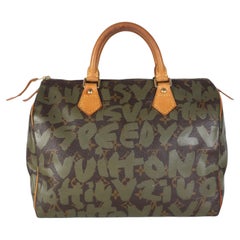 Louis Vuitton x Stephen Sprouse Khaki Graffiti Speedy 30