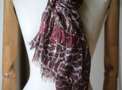 Louis Vuitton x Stephen Sprouse Schal aus Kaschmir-Mischung mit Leopardenmuster
