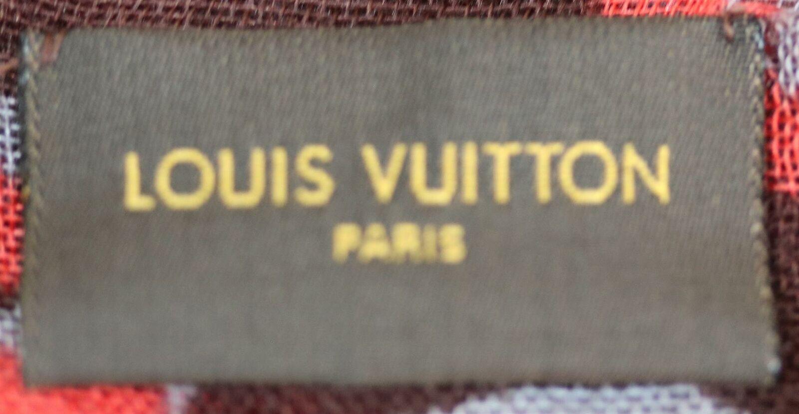  Louis Vuitton x Stephen Sprouse Leopard-Print Cashmere-Blend Scarf In Excellent Condition In London, GB