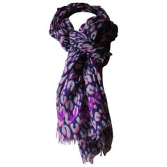 LOUIS VUITTON LOUIS VUITTON Scarf scarves M71607 cashmere wool Black Used  Women logo LV M71607｜Product Code：2107600855585｜BRAND OFF Online Store