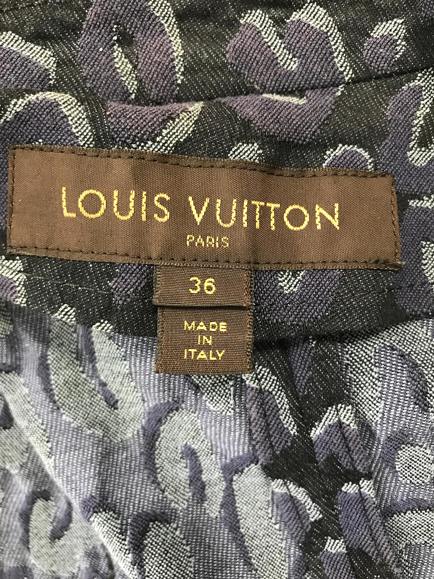 Louis Vuitton X Stephen Sprouse Leopard Print Zipper Front Dress 36 2