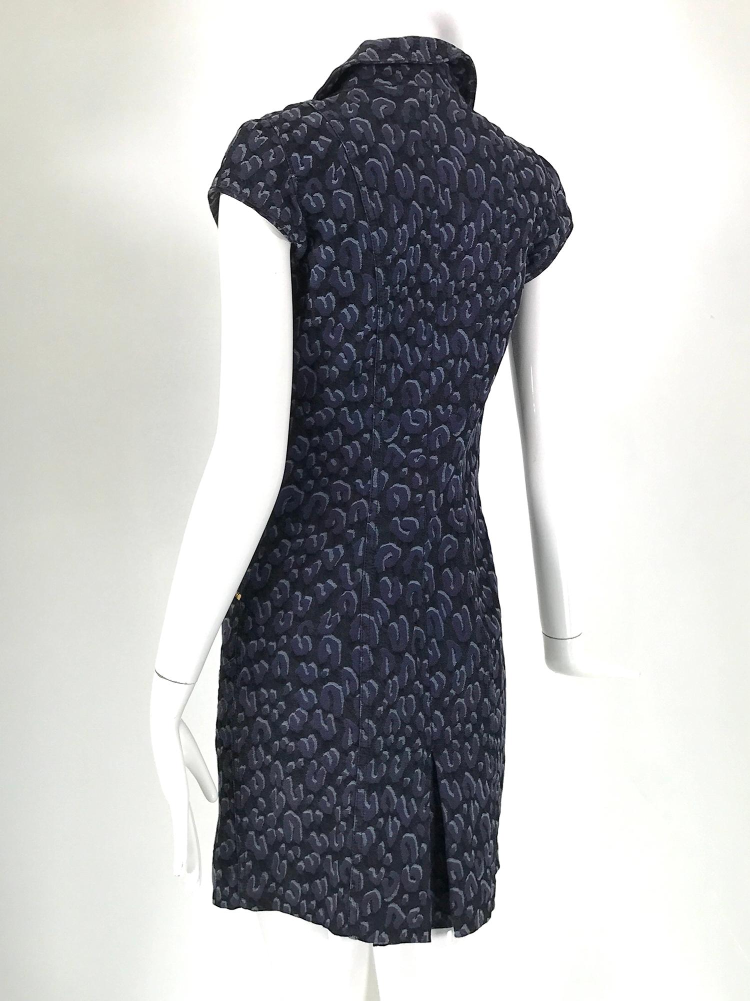 lv denim dress