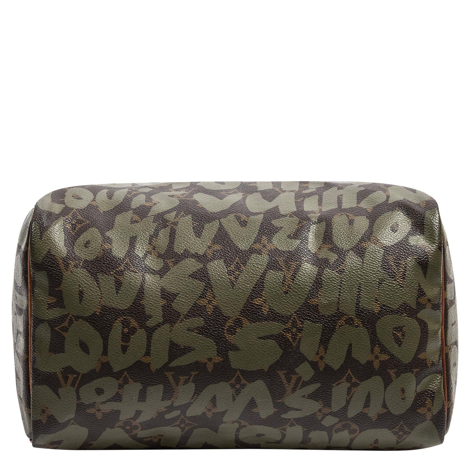 Black Louis Vuitton x Stephen Sprouse Limited Edition Graffiti Speedy 30 For Sale