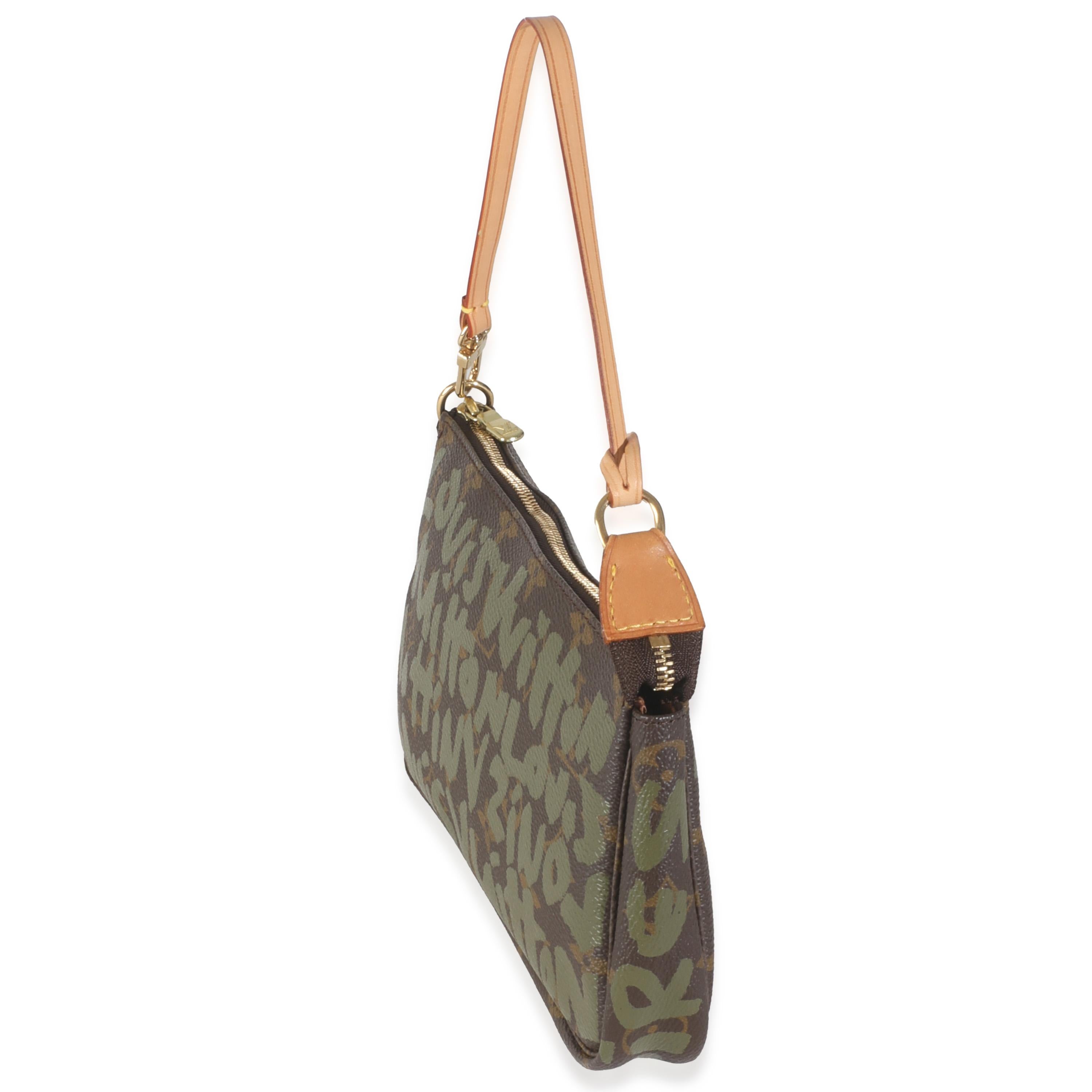 Louis Vuitton x Stephen Sprouse Monograma Lienzo Graffiti Pochette Accesorios en Excelente estado para la venta en New York, NY