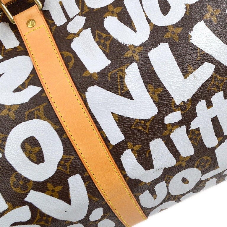 Sold at Auction: Stephen Sprouse, STEPHEN SPROUSE X LOUIS VUITTON, LIMITED  EDITION GRAFFITI KEEPALL 50, CIRCA 2001