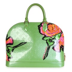 Louis Vuitton x Stephen Sprouse Vert Tonic Monogram Vernis Roses Alma GM