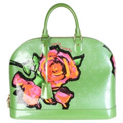 Louis Vuitton x Stephen Sprouse Vert Tonic Monogram Vernis Roses Alma GM