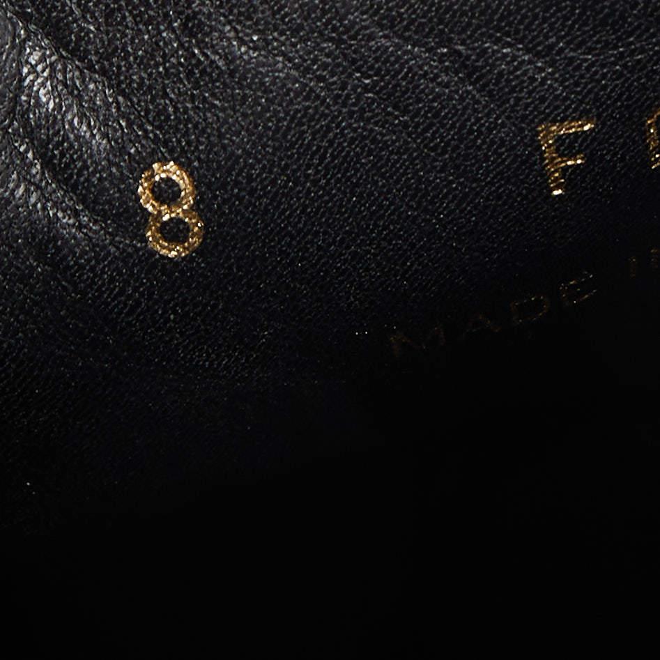 Louis Vuitton x Supreme Black Leather Hugh Mule Flats Size 42 2