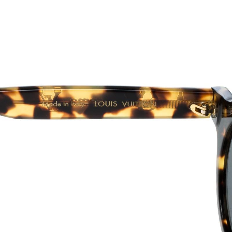 Louis Vuitton x Supreme Brown / Black Z0990W Downtown Round Sunglasses In New Condition In Dubai, Al Qouz 2