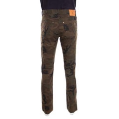 Louis Vuitton X Supreme Camouflage Monogram Jacquard Regular Fit Jeans M