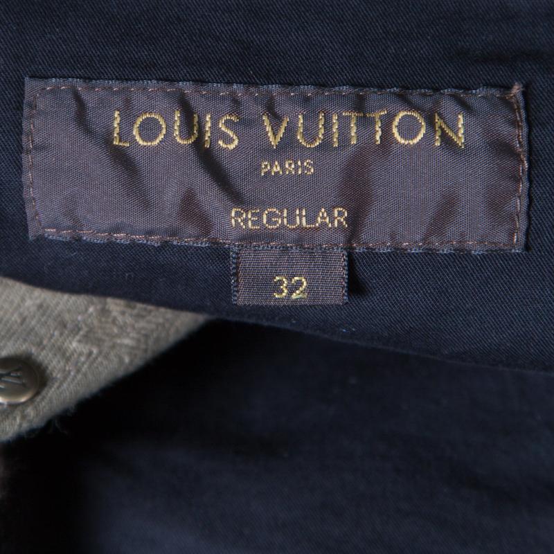 Black Louis Vuitton X Supreme Camouflage Monogram Jacquard Regular Fit Jeans M