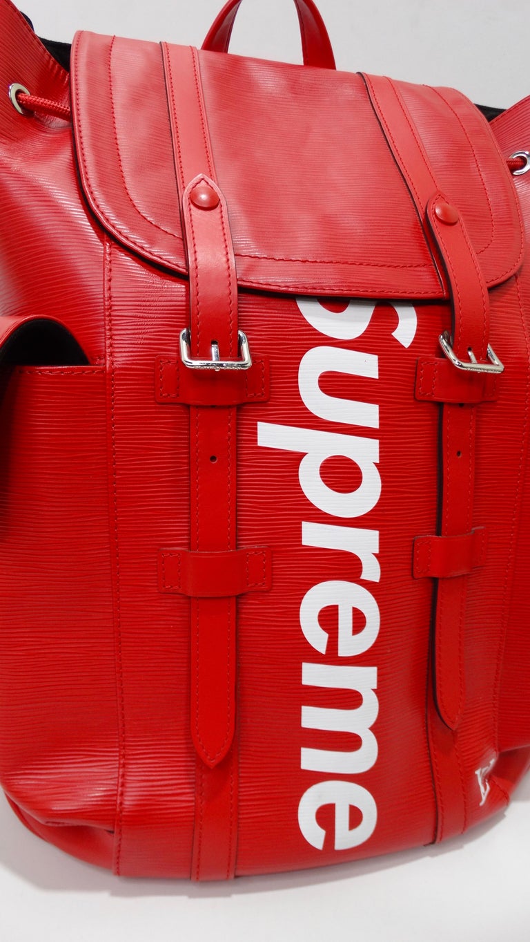 Louis Vuitton x Supreme Christopher 2017 Backpack For Sale 4