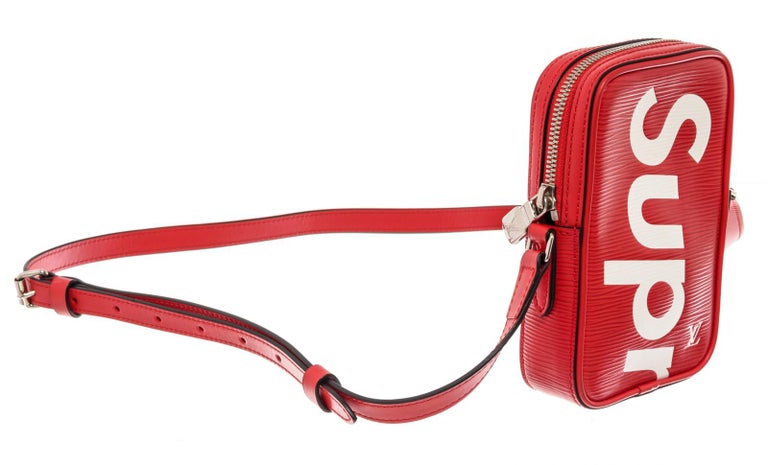Louis Vuitton x Supreme Danube Red Epi Leather Crossbody Bag at