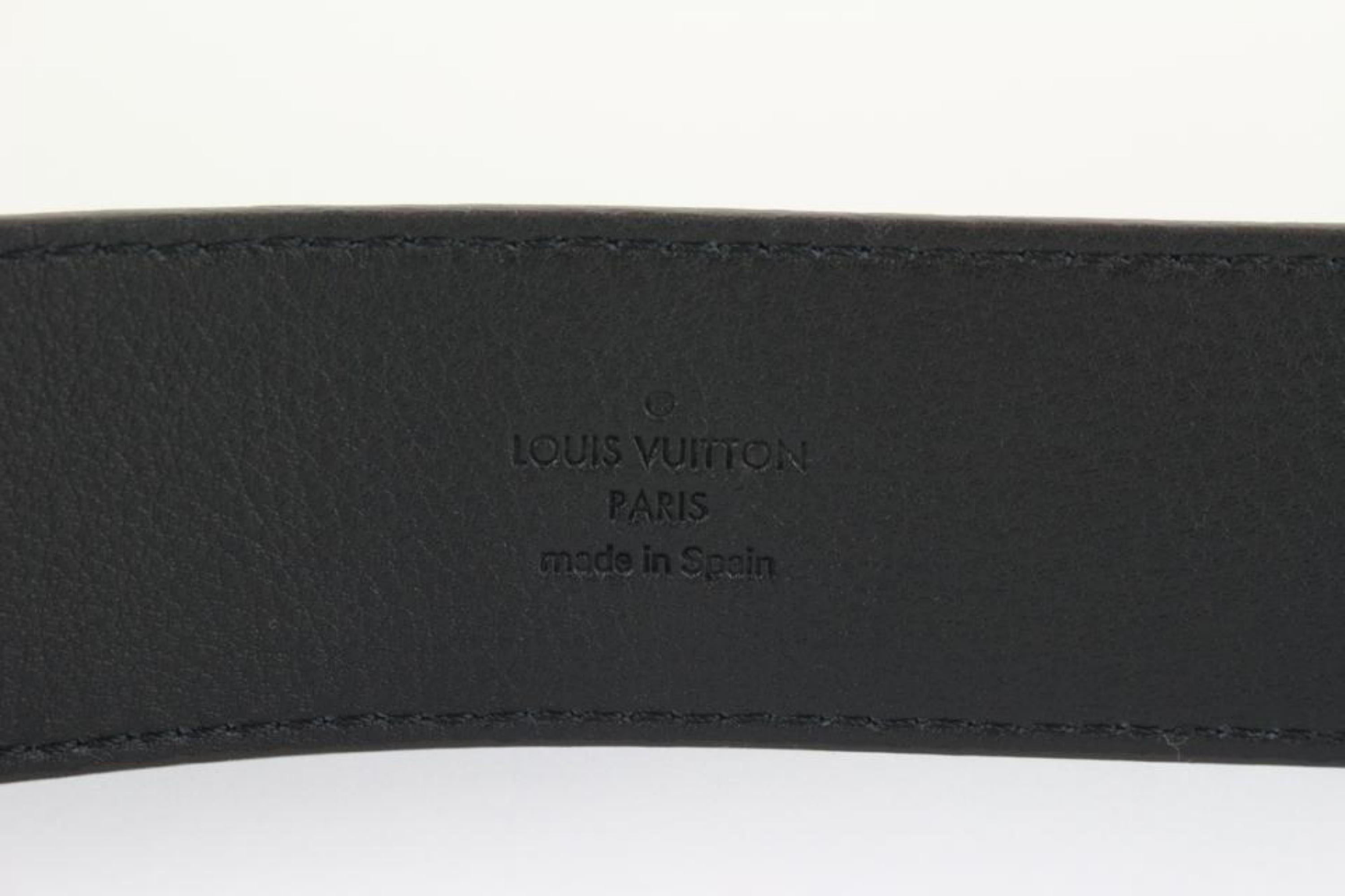 Black Louis Vuitton x Supreme LV x Supreme 110/44 Brown Monogram LV Initials 128lv53 For Sale