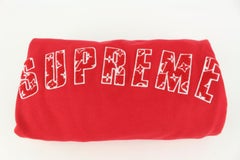 Louis Vuitton x Supreme LV x Supreme - Nouveau grand sac à bandoulière rouge avec logo en forme d'arc et monogramme
