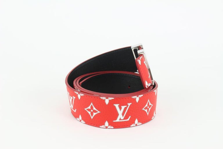 Cinturones Louis vuitton x supreme Rojo talla M International de en Cuero -  5287155
