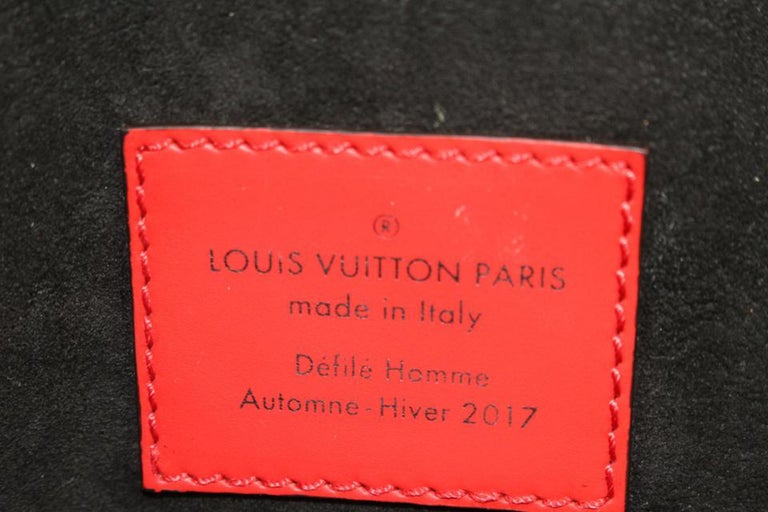 LOUIS VUITTON Supreme Epi Bum Bag Body Bag Leather Red