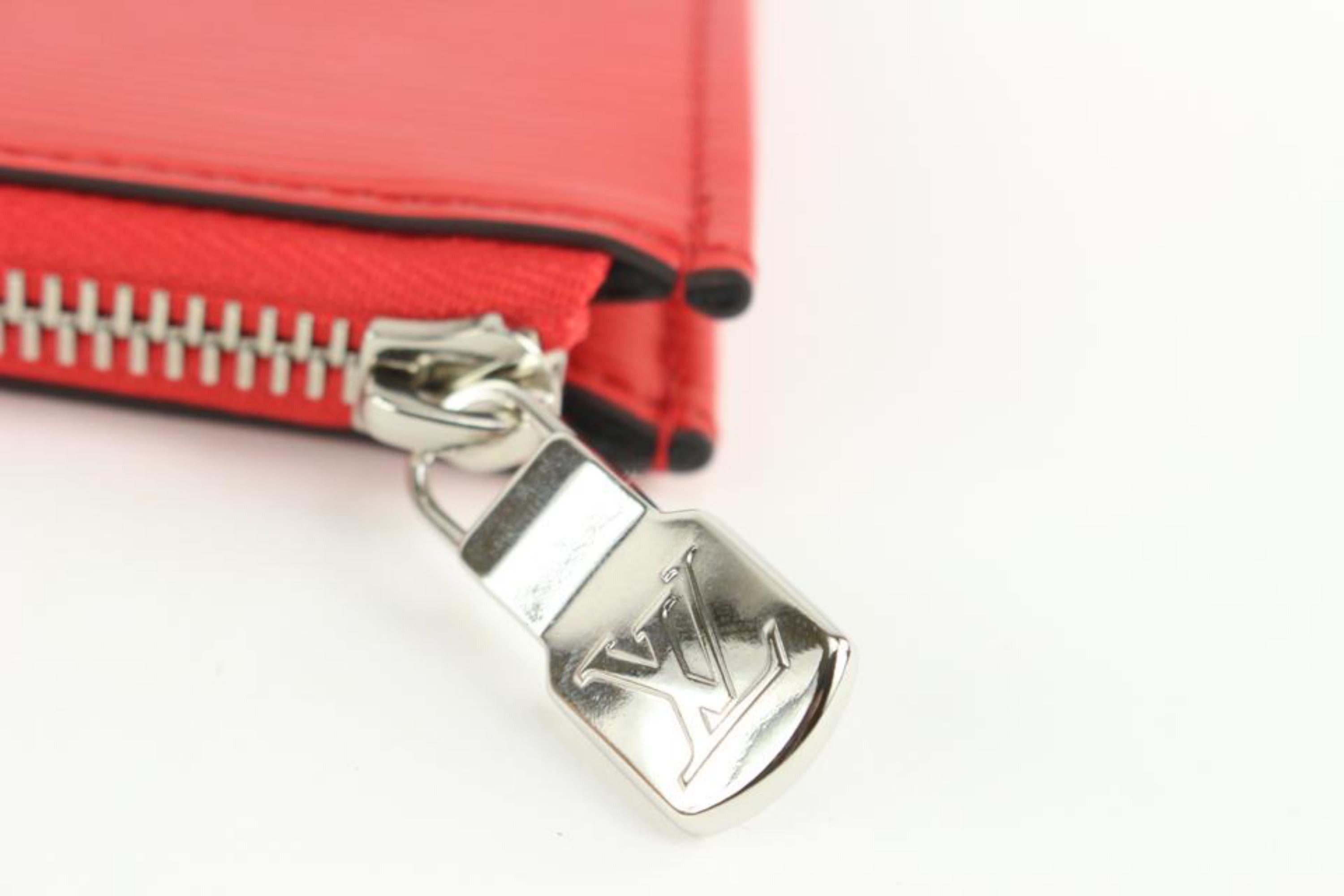 Louis Vuitton x Supreme LVx Supreme Red Epi Leather Pochette Jour GM Portfolio C For Sale 6