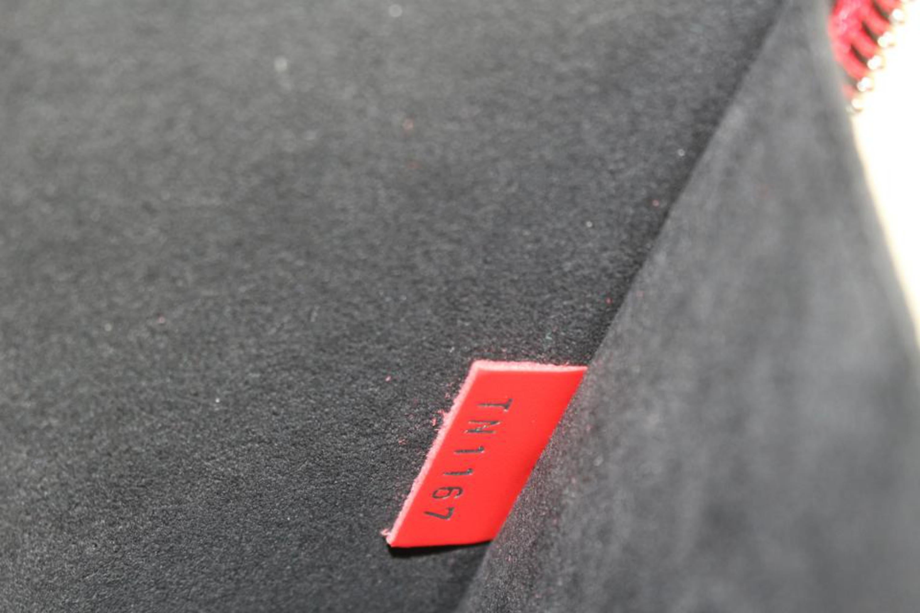 Louis Vuitton x Supreme LVx Supreme Red Epi Leather Pochette Jour GM Portfolio C For Sale 5