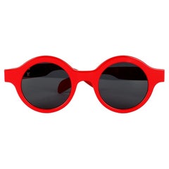 Louis Vuitton x Supreme Rote Acetat-Sonnenbrille Downtown