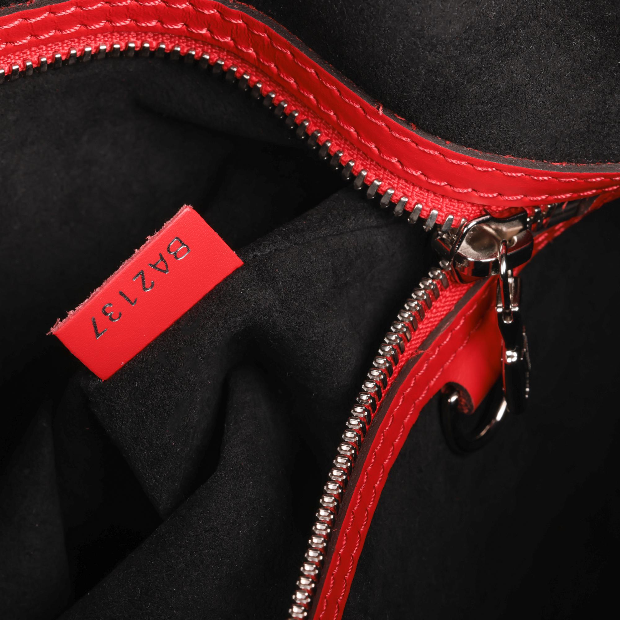 LOUIS VUITTON X Supreme - Bandoulière Keepall en cuir épi rouge 45 cm 6