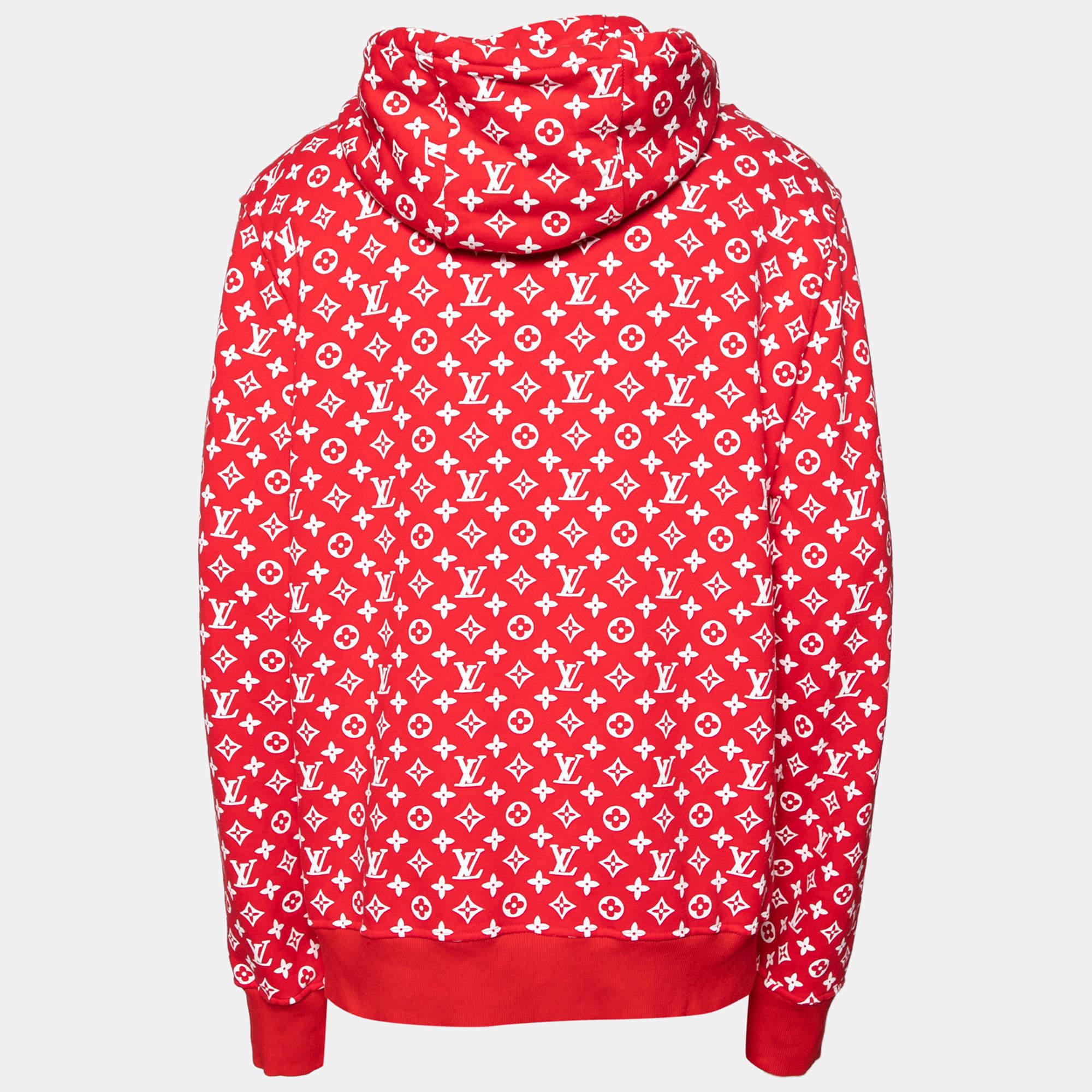 The Louis Vuitton x Supreme collaboration was first introduced in 2017, and its designs immediately started ruling the wishlist of every fashionista. Made from the signature monogram and a mix of quality fabrics, this hoodie represents the best of