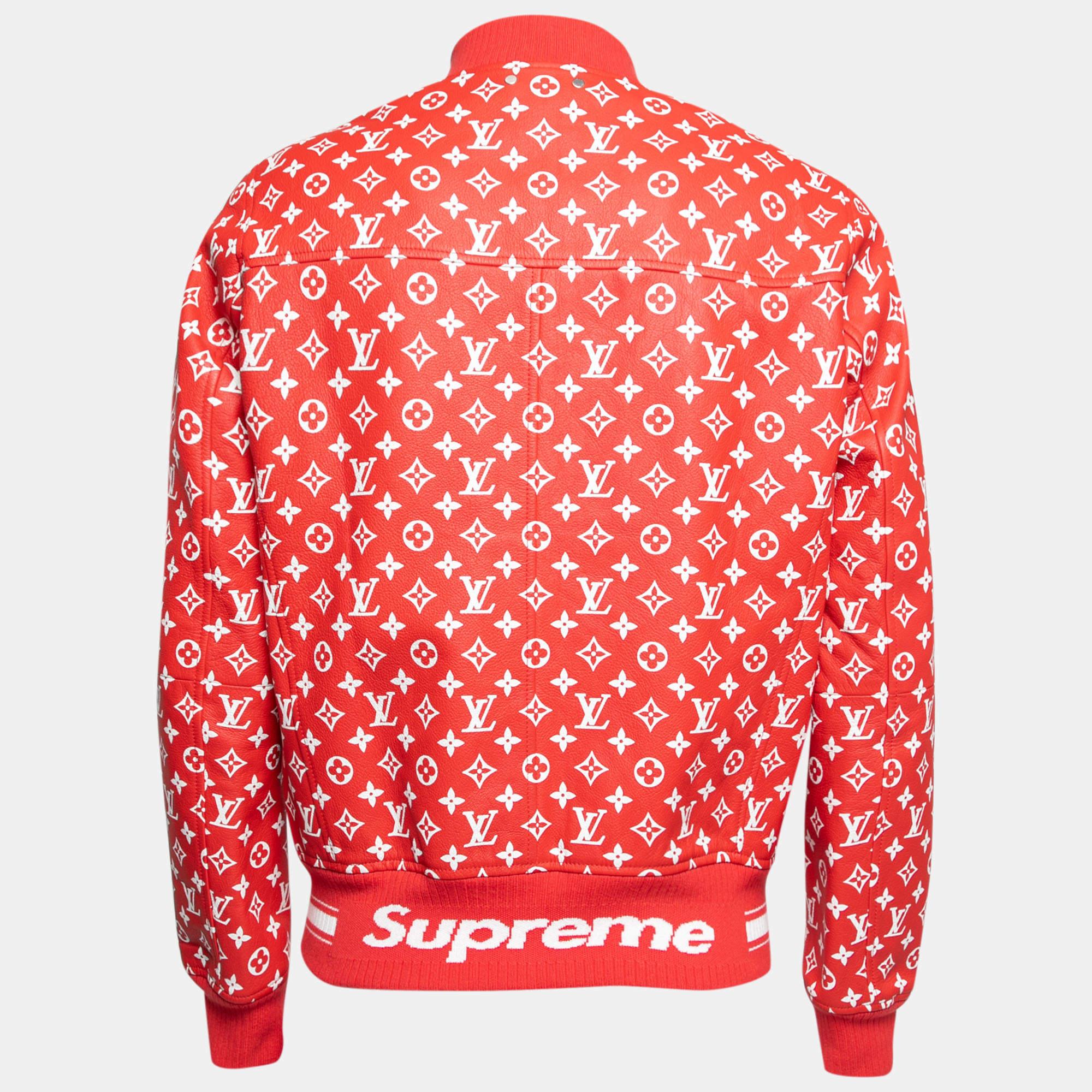 The Louis Vuitton x Supreme collaboration was first introduced in 2017 and its designs immediately started ruling the wishlist of every fashionista. Made from the signature monogram and a mix of quality fabrics this jacket represents the best of