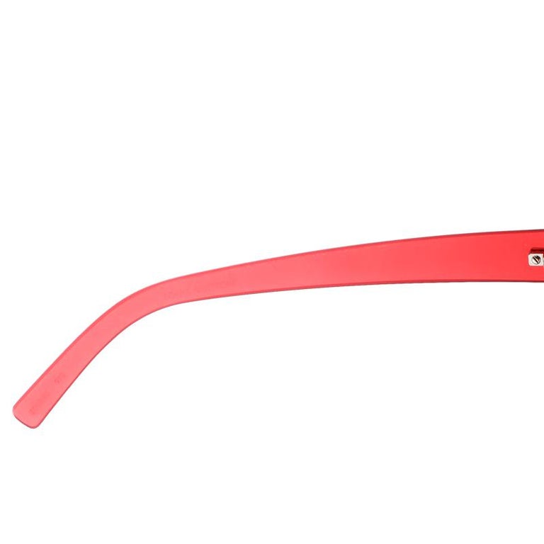 Louis Vuitton x Supreme Red Z0985U City Mask Shield Sunglasses For Sale ...