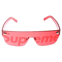Louis Vuitton x Supreme Red Z0985U City Mask Shield Sunglasses