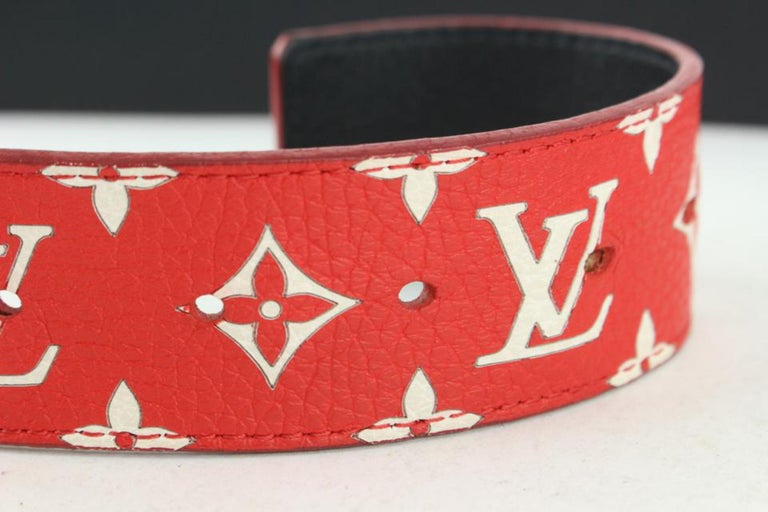 Louis Vuitton x Supreme Ultra Rare Red 100/40 Monogram Initiales