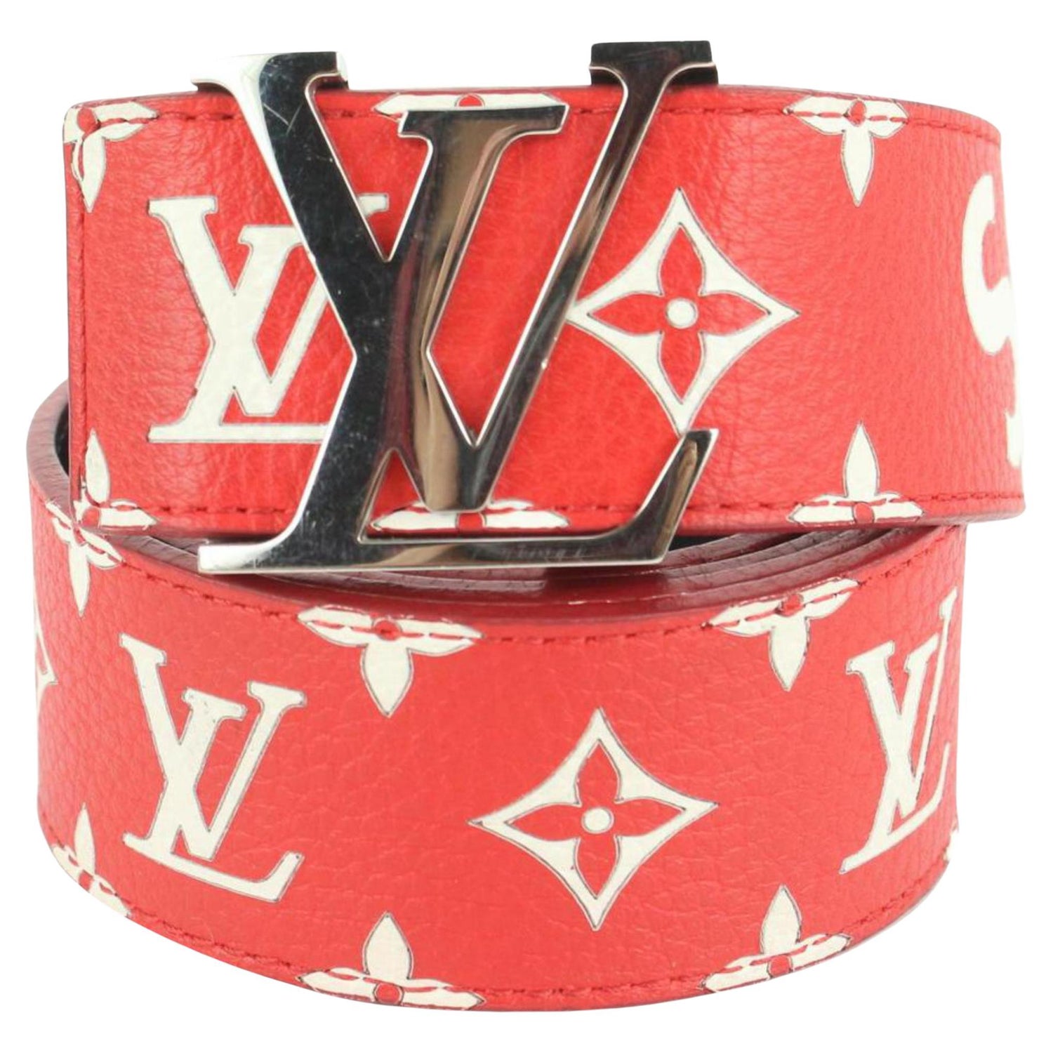 Louis Vuitton Supreme Belt - 4 For Sale on 1stDibs  supreme louis belt,  louis vuitton belt supreme, lv belt