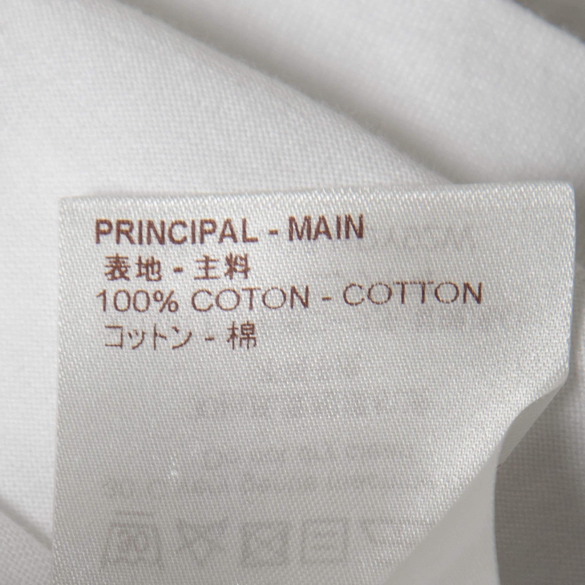 Men's Louis Vuitton X Supreme White Cotton Logo Print T-Shirt S