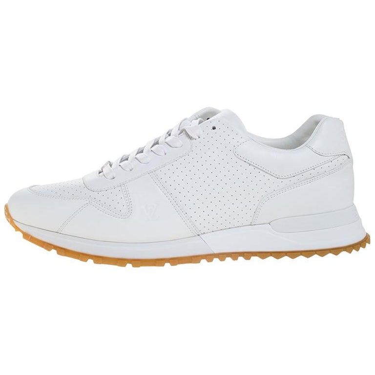 Louis Vuitton x Supreme white leather Run Away sneakers, 2017, offered by The Luxury Closet