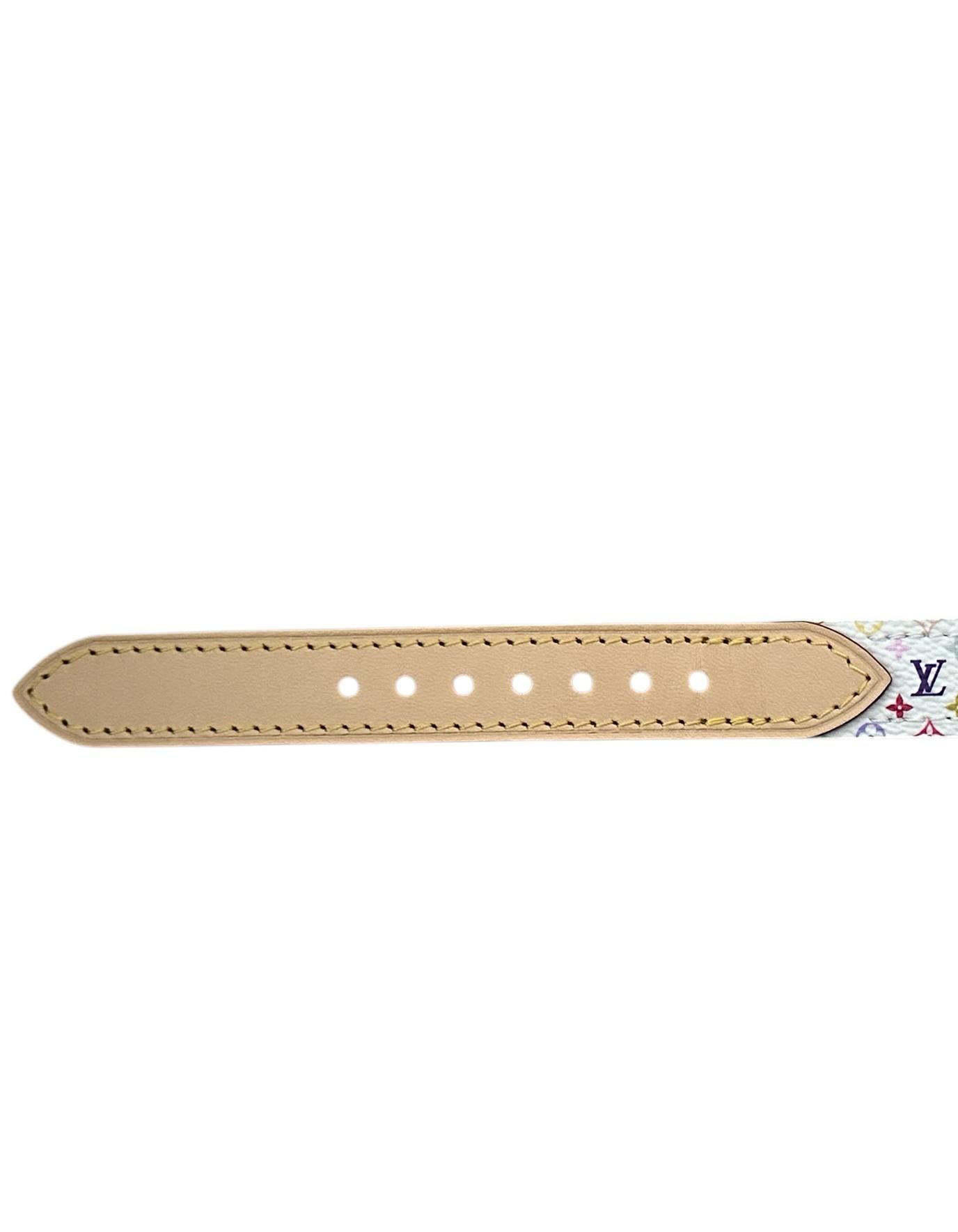 Louis Vuitton x Takashi 2025 Murakami Monogram Multicolor Dog Collar MM 1