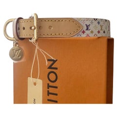 Louis Vuitton x Takashi 2025 Murakami Monogram Multicolor Dog Collar MM