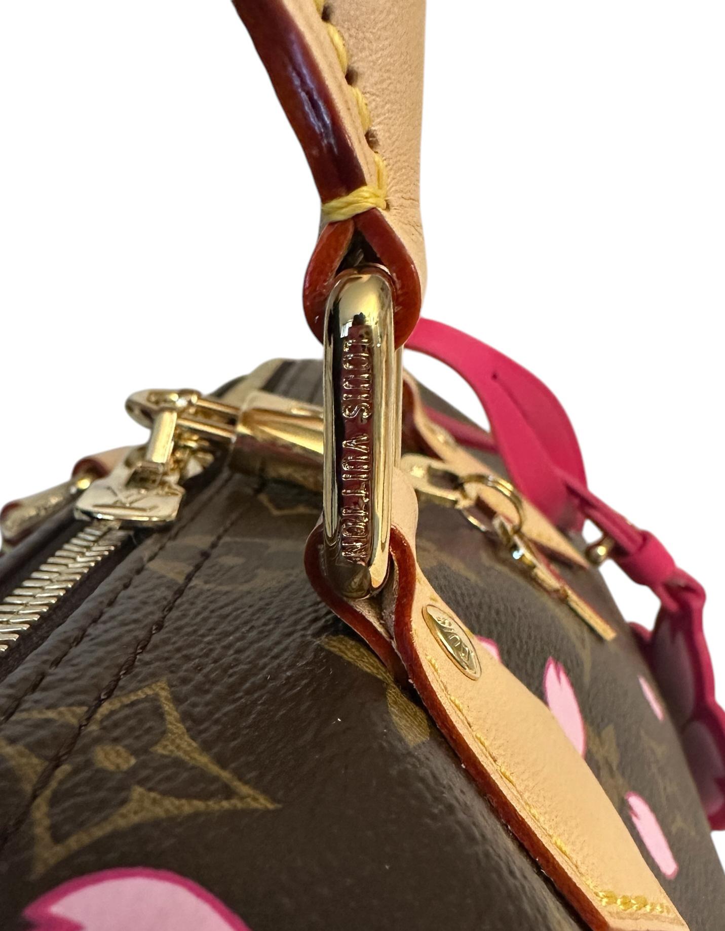 NEW Louis Vuitton x Takashi LV X TM Murakami Cherry Blossom Speedy Bandoulière 8