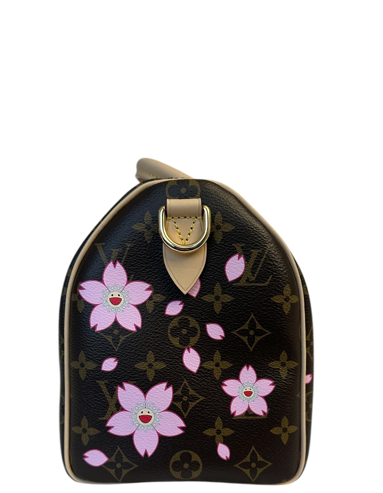 NEW Louis Vuitton x Takashi LV X TM Murakami Cherry Blossom Speedy Bandoulière 2